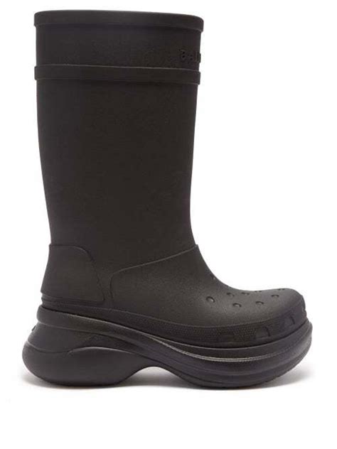 crocs knee high boots.